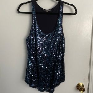GAP Sequence Navy blue tank Sz M